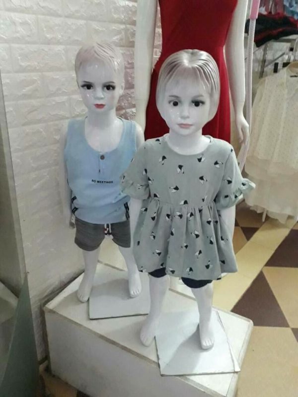 Manocanh trẻ em trắng vẽ mặt TQ( L-3G,3B)