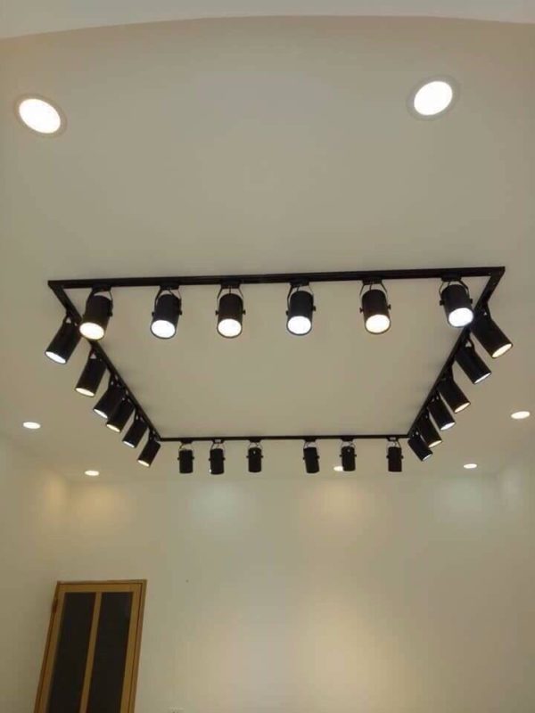 Hình ảnh bố trí đèn rọi ray