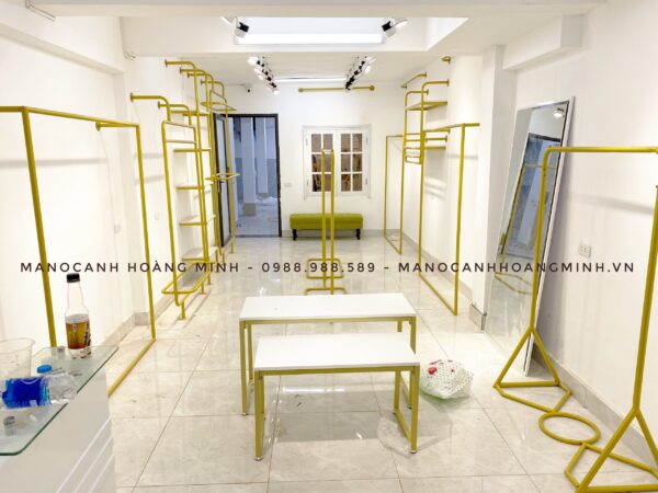 Trọn bộ công trình đơn giản mà đẹp lung linh cho shop ở Bắc Giang