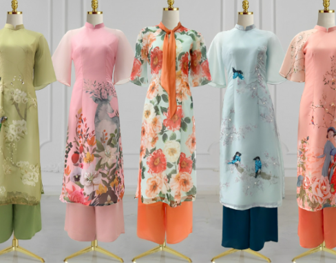 Manocanh mặc áo dài